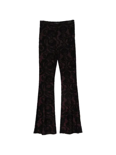 ETRO printed flared trousers