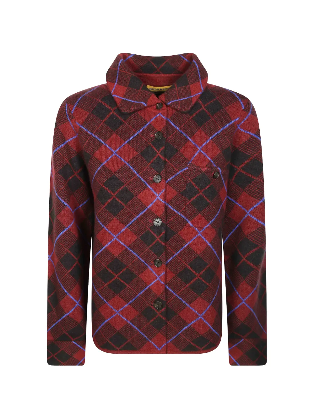 Guest In Residence Dylan plaid shirt - Rosso