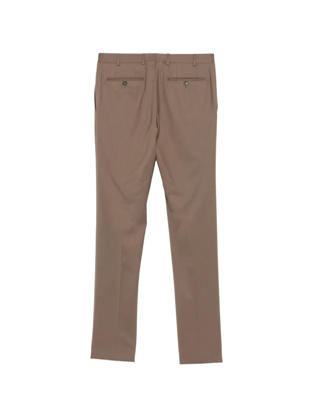 Canali Geplooide pantalon Bruin