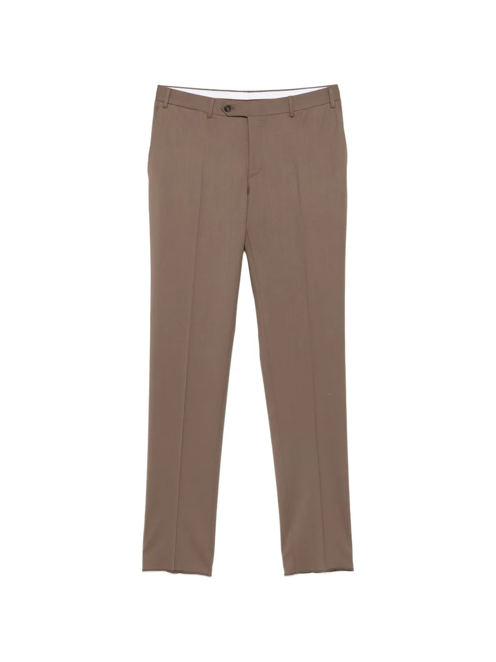 Canali pressed-crease tailored trousers