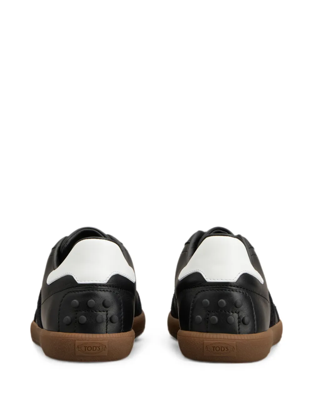 Tod's Tabs panelled leather sneakers Zwart