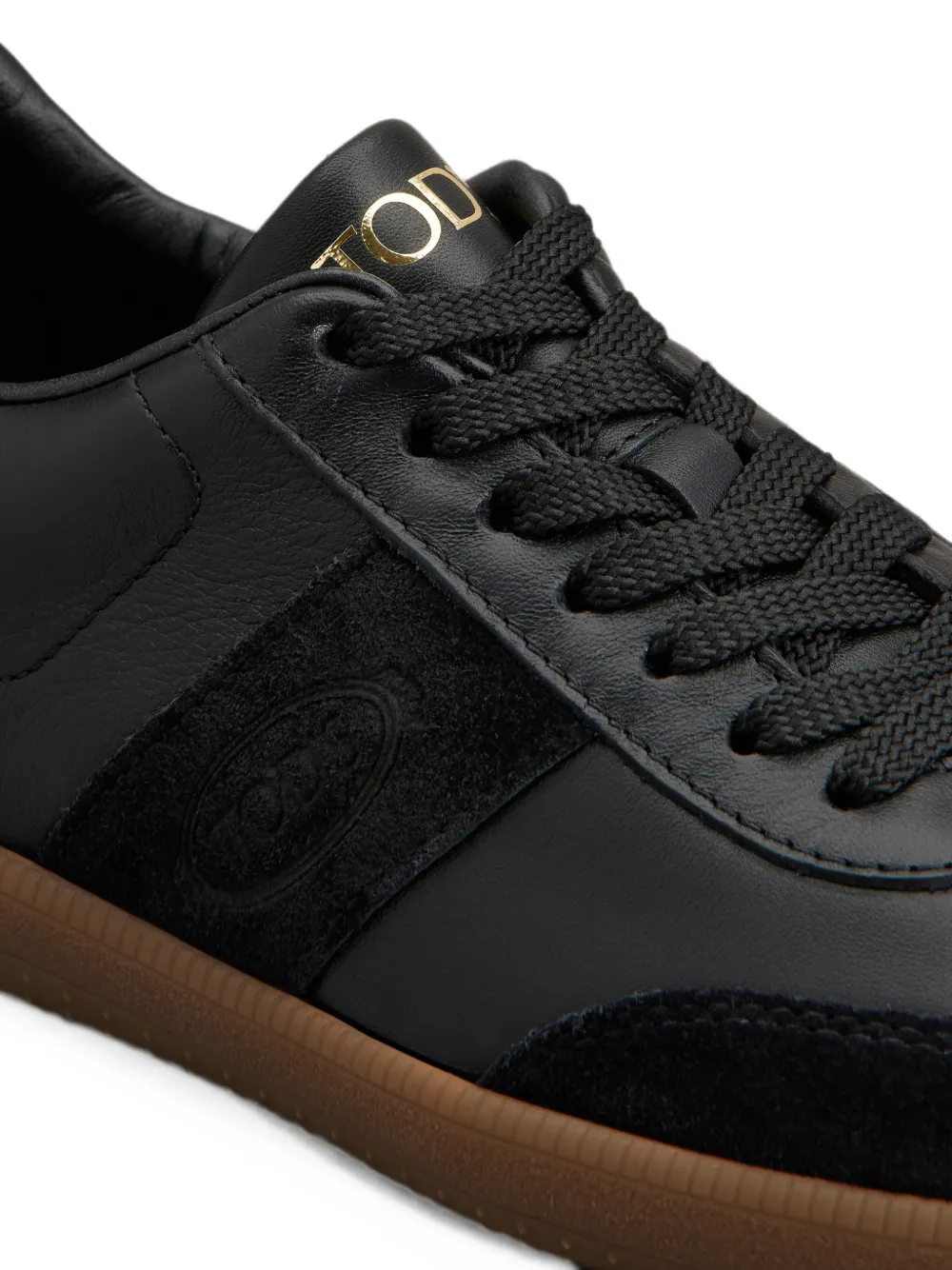 Tod's Tabs panelled leather sneakers Zwart