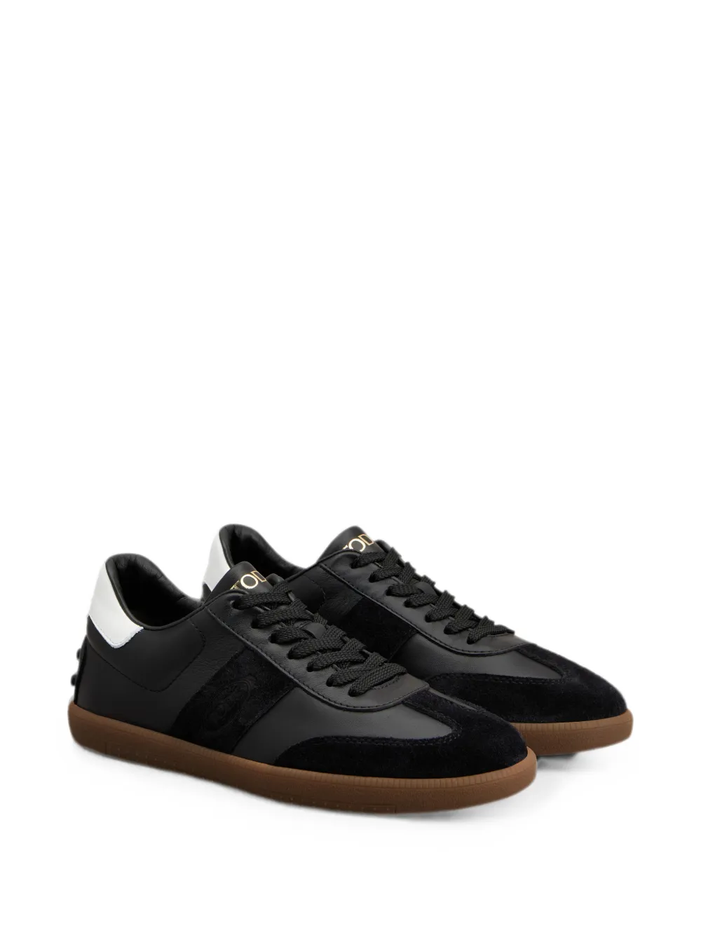 Tod's Tabs panelled leather sneakers Zwart