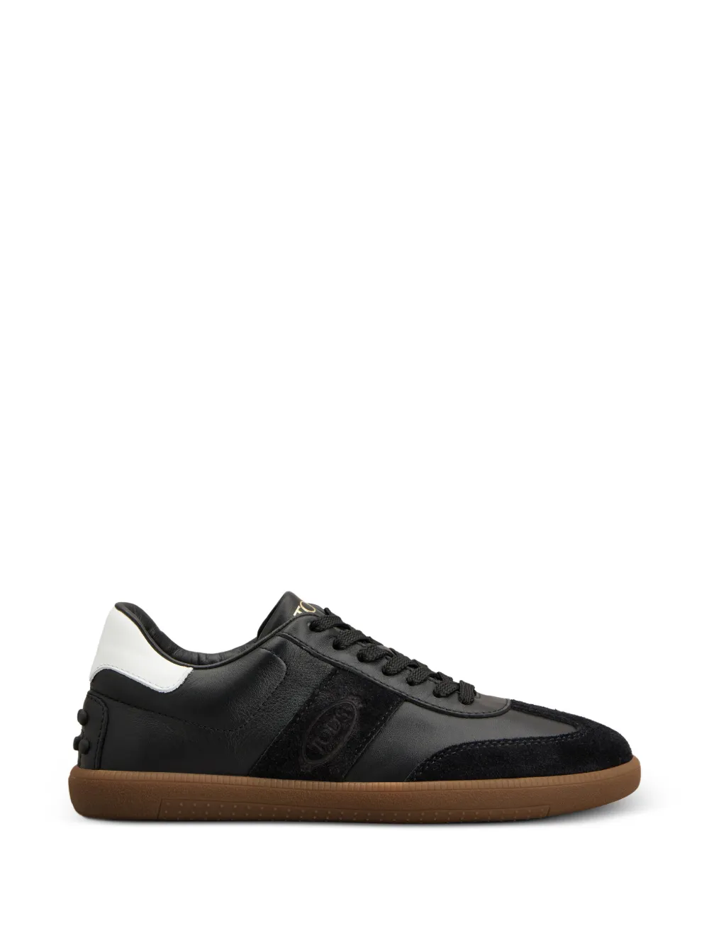 Tod's Tabs panelled leather sneakers - Schwarz