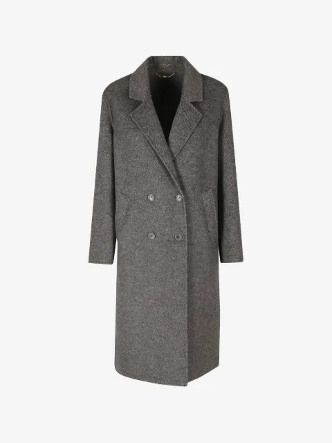 Seventy double-breasted notched-lapels coat