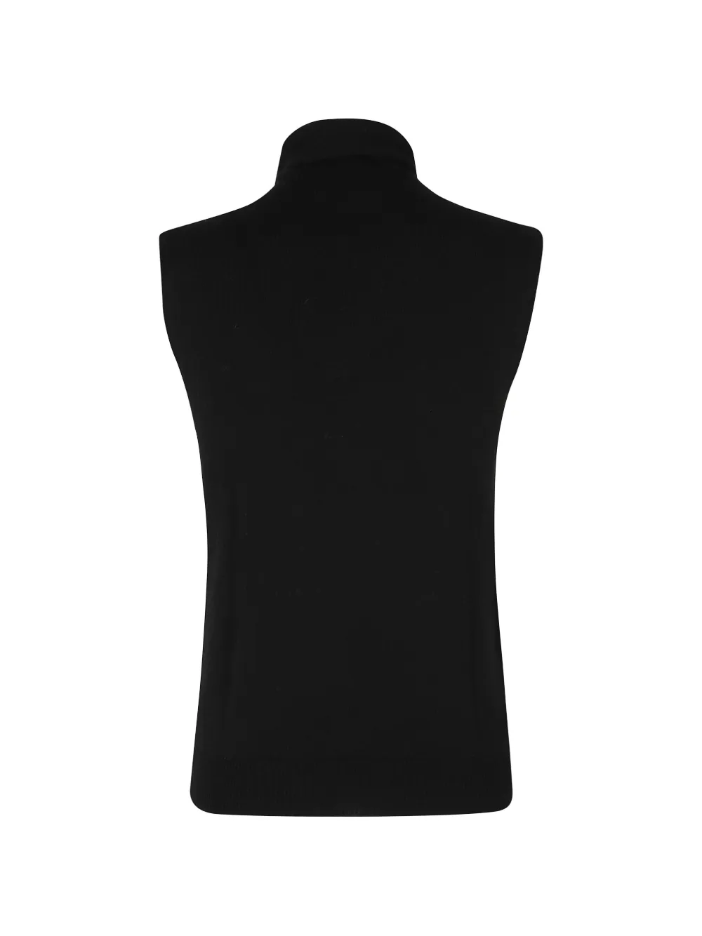 Alberta Ferretti Tanktop met col en knoop-detail Zwart
