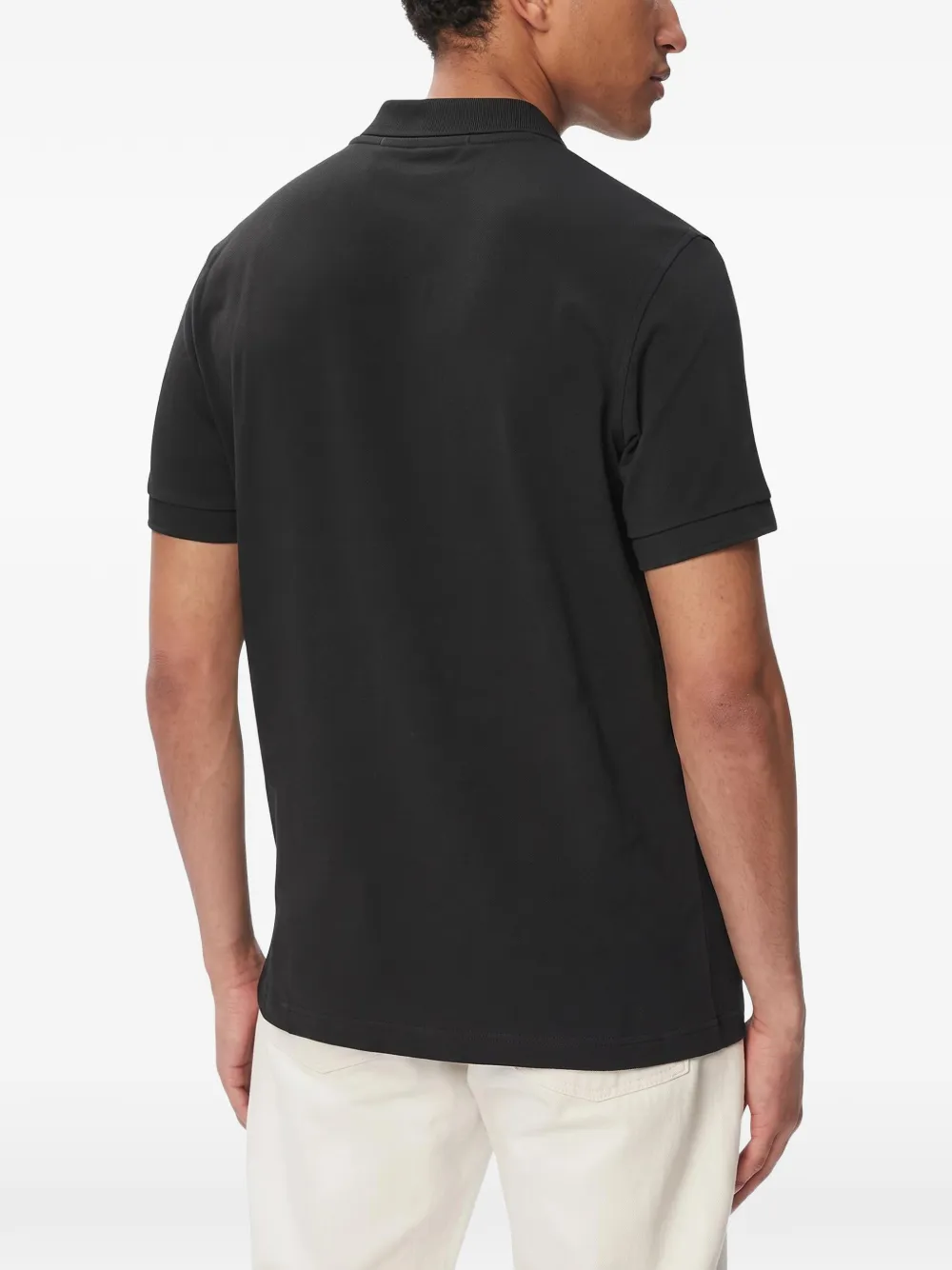 Karl Lagerfeld Poloshirt met logoprint Zwart