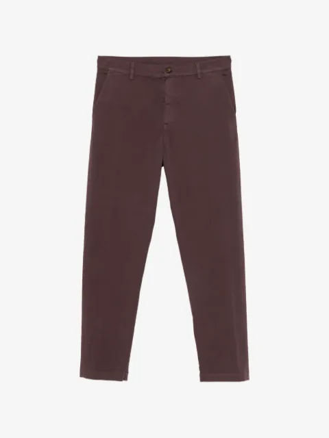 Canali twill-weave trousers