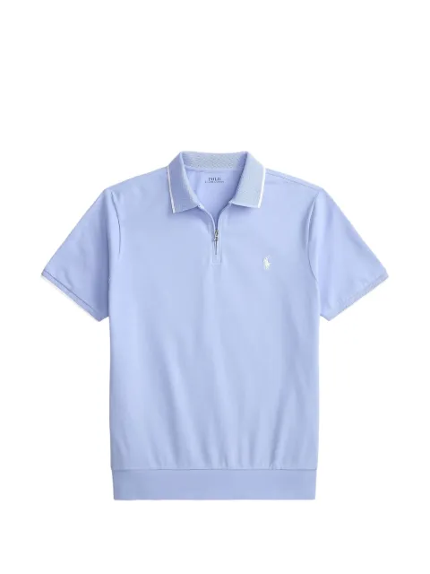 Polo Ralph Lauren zip-neck logo-embroidered polo shirt