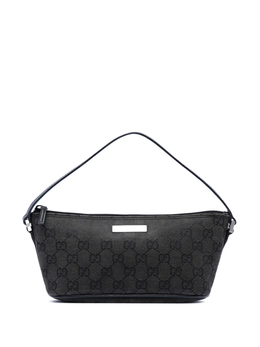 Gucci Pre-Owned 2000-2015 GG Canvas Boat shoulder bag - Black