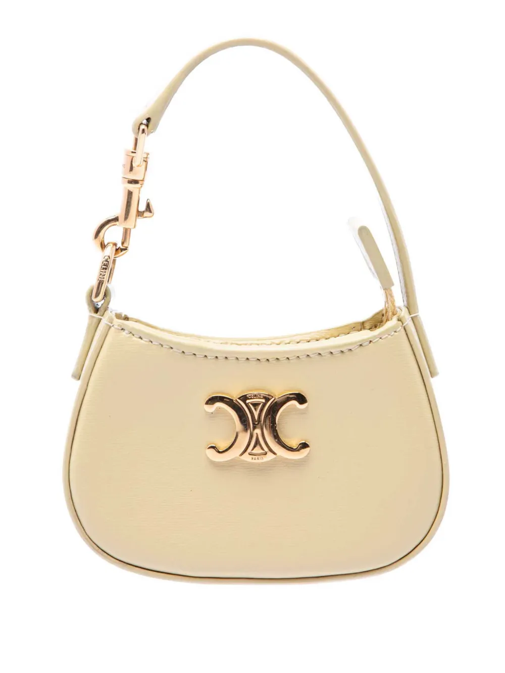 Celine Pre-Owned 2000-2026 Micro Shiny Calfskin Triomphe Tilly Bag handbag - Yellow