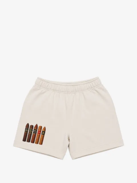 Melt Shorts mit Zigarren-Print