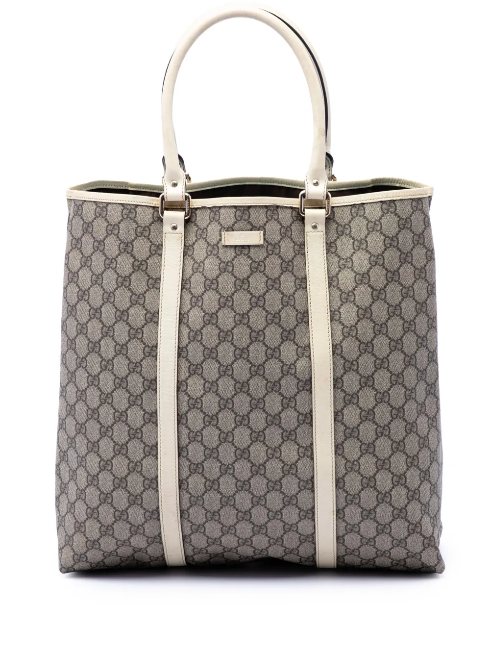 Gucci Pre-Owned Borsa tote Joy verticale in tessuto GG Supreme 2016-2026 - Toni neutri