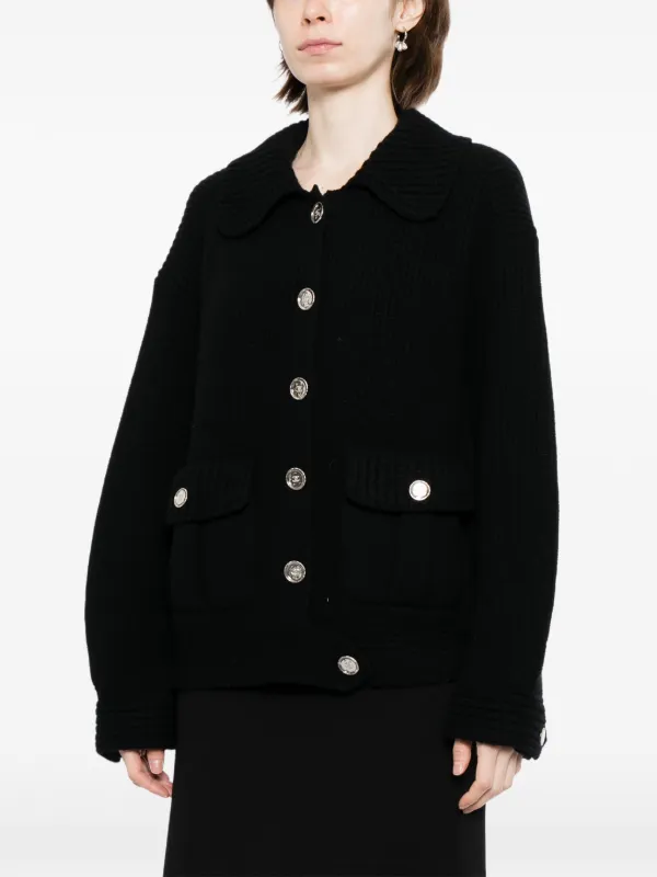 CHANEL Pre-Owned CC-button Cardigan | Black | FARFETCH