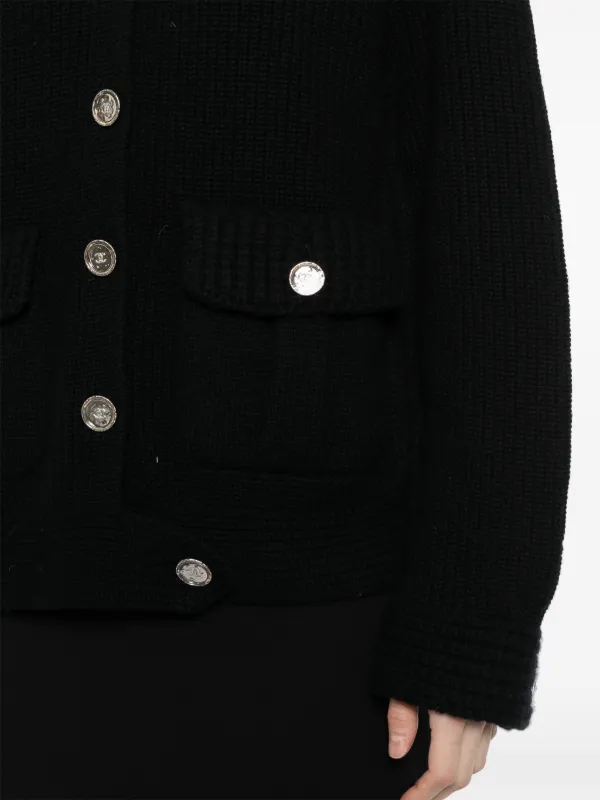 CHANEL Pre-Owned CC-button Cardigan | Black | FARFETCH