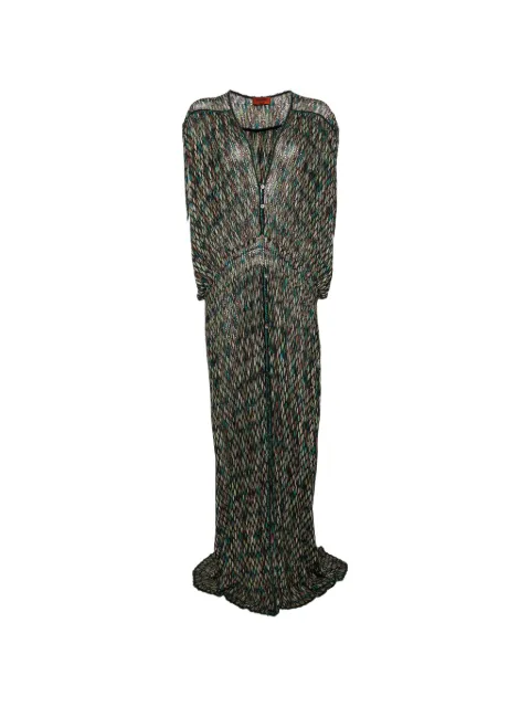 Missoni Pre-Owned zigzag-pattern maxi dress