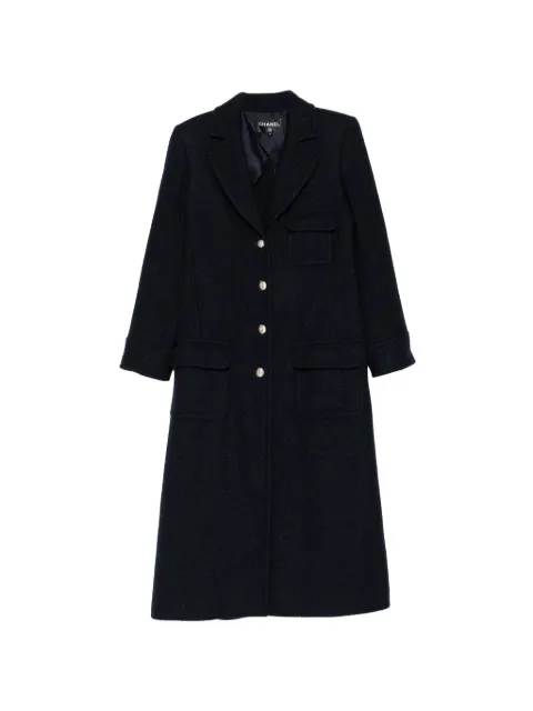 CHANEL Pre-Owned CC-button coat