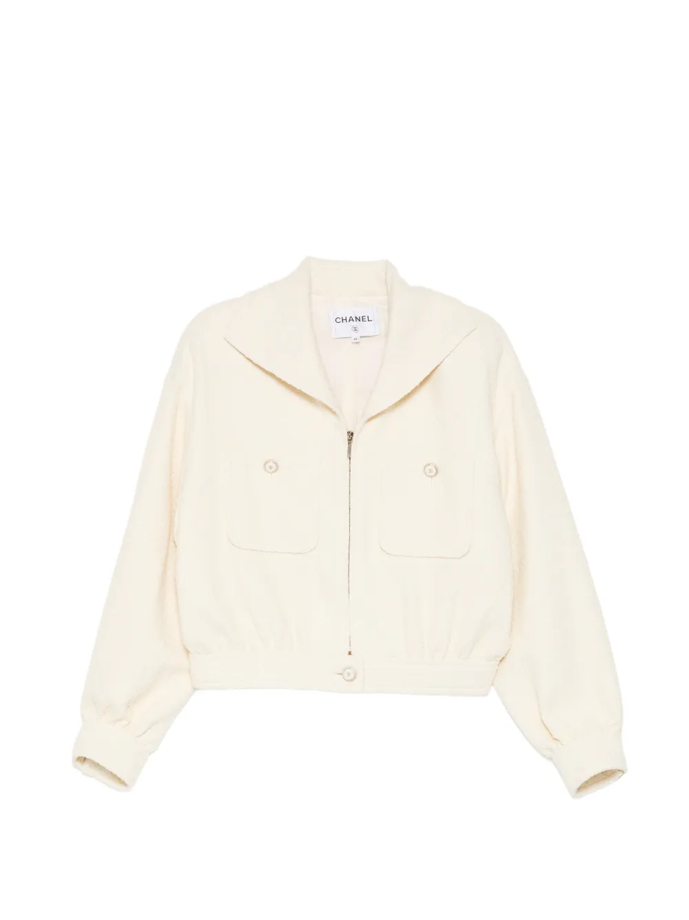 CHANEL Pre-Owned tweed jacket - Nude
