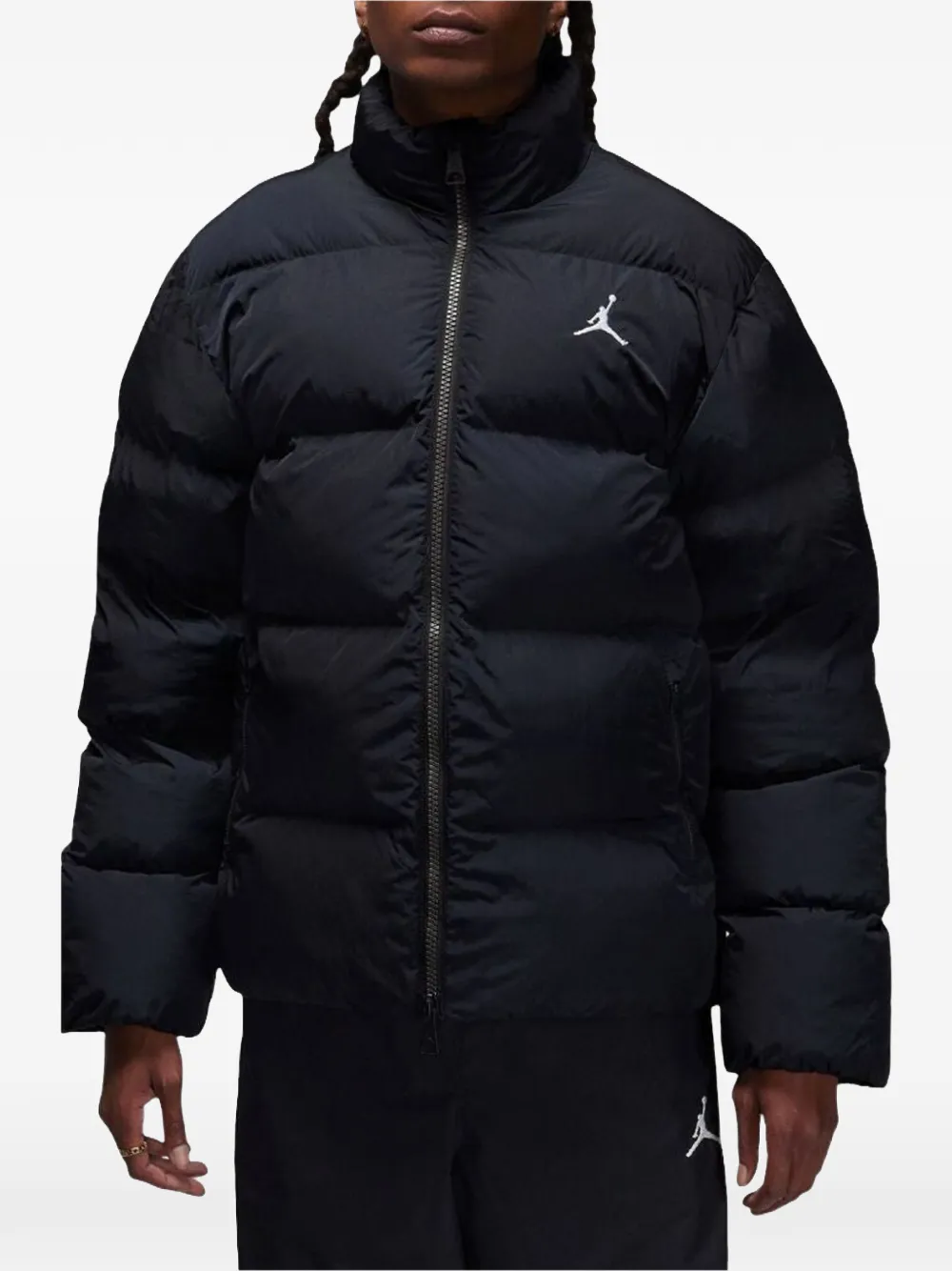Jordan logo-detail puffer jacket - Schwarz