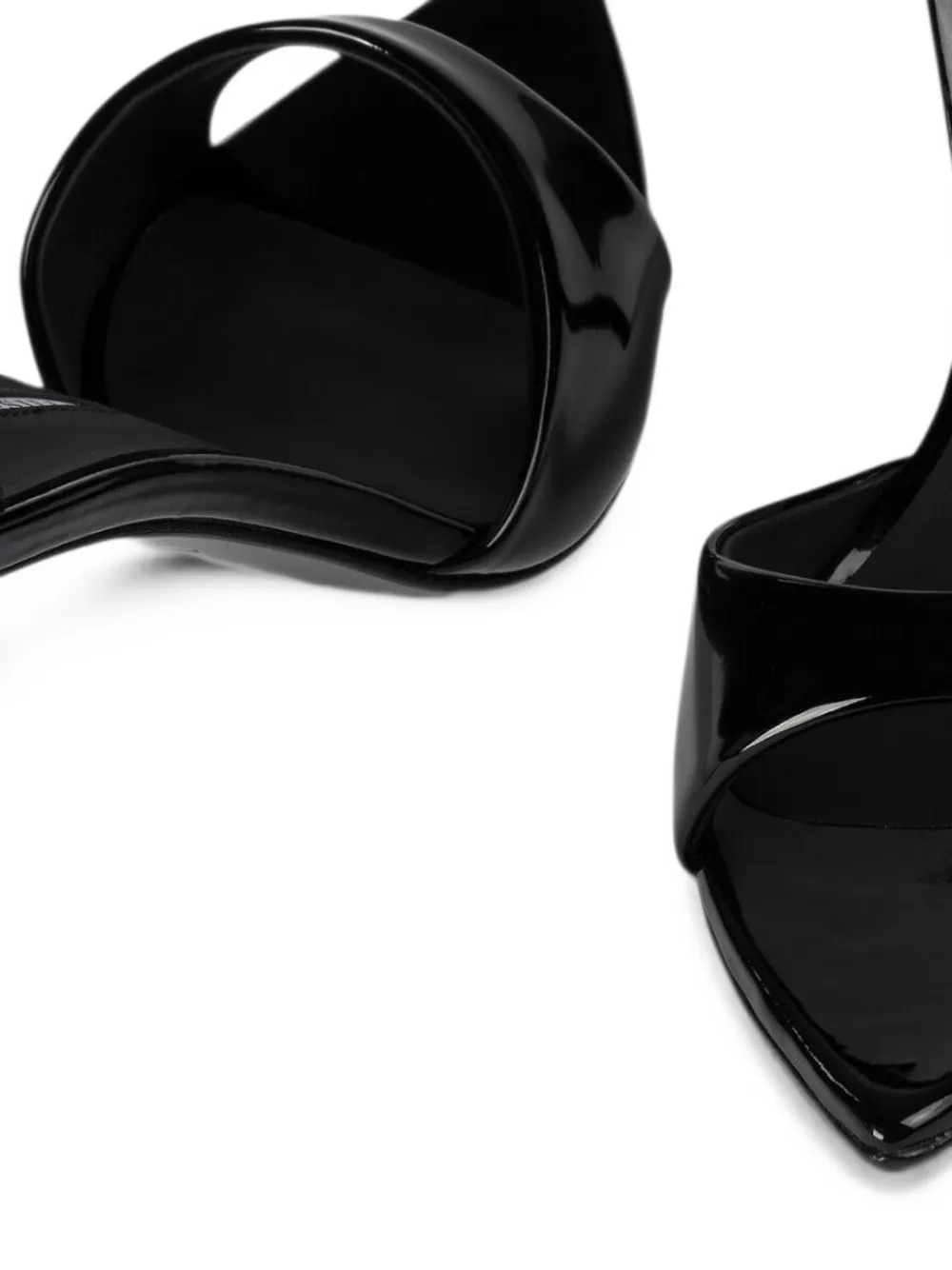 Le Silla Bella pointed-toe sandals Zwart