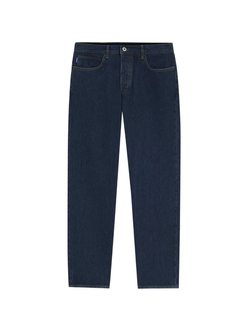 HUGO Jonah logo-patch straight-leg jeans - Blu
