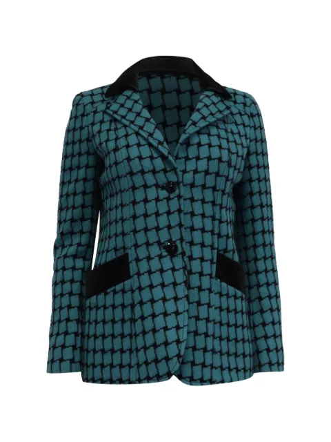 Etro Vintage 2010s-2020s single-breasted printed blazer