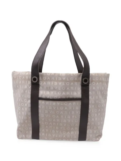 Bvlgari 2000-2010s Logo Mania tote bag