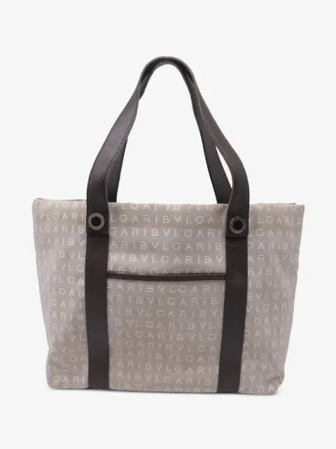 Bvlgari 2000-2010s Logo Mania tote bag