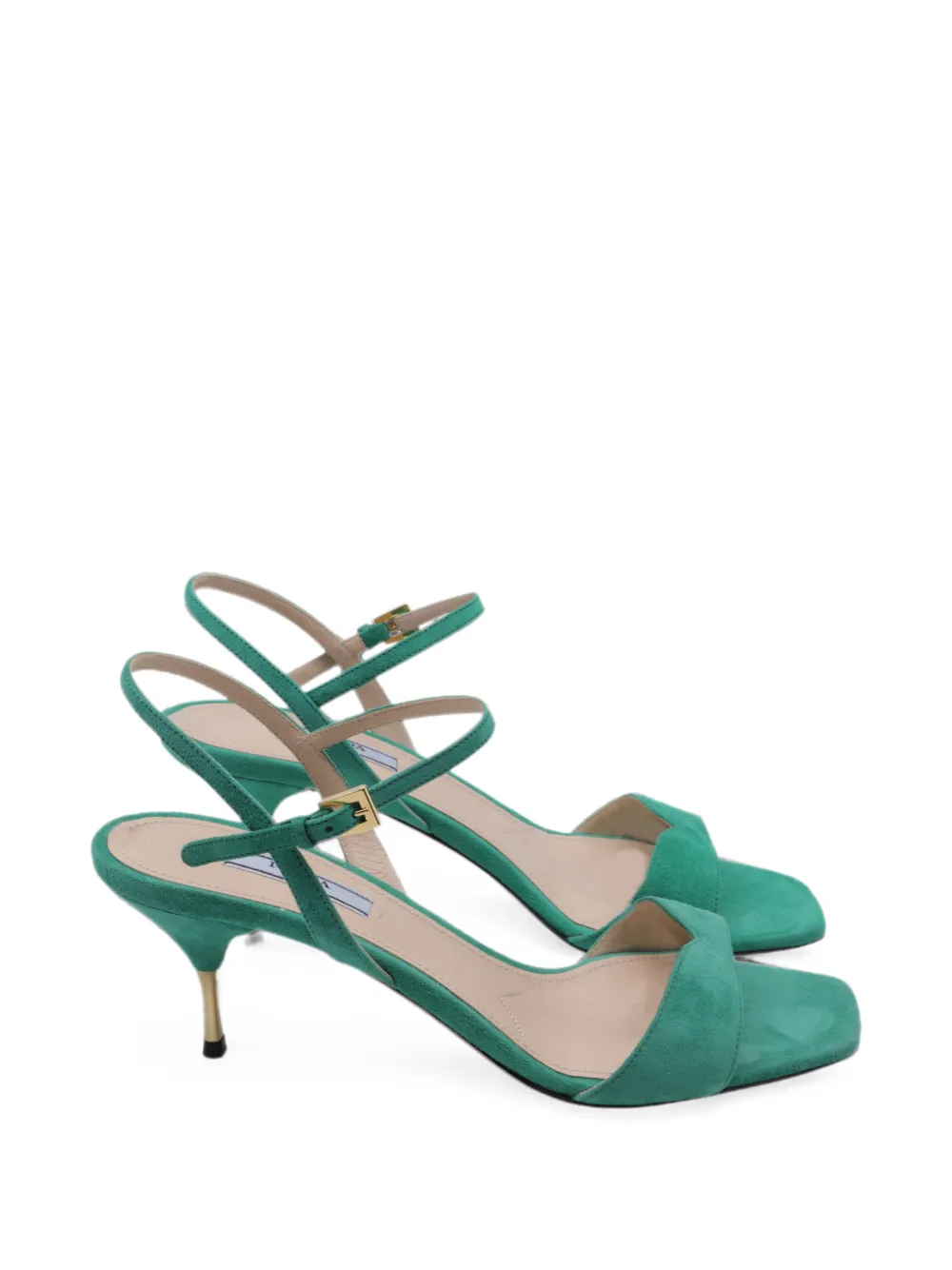 Prada Pre-Owned ankle strap sandals - Grün