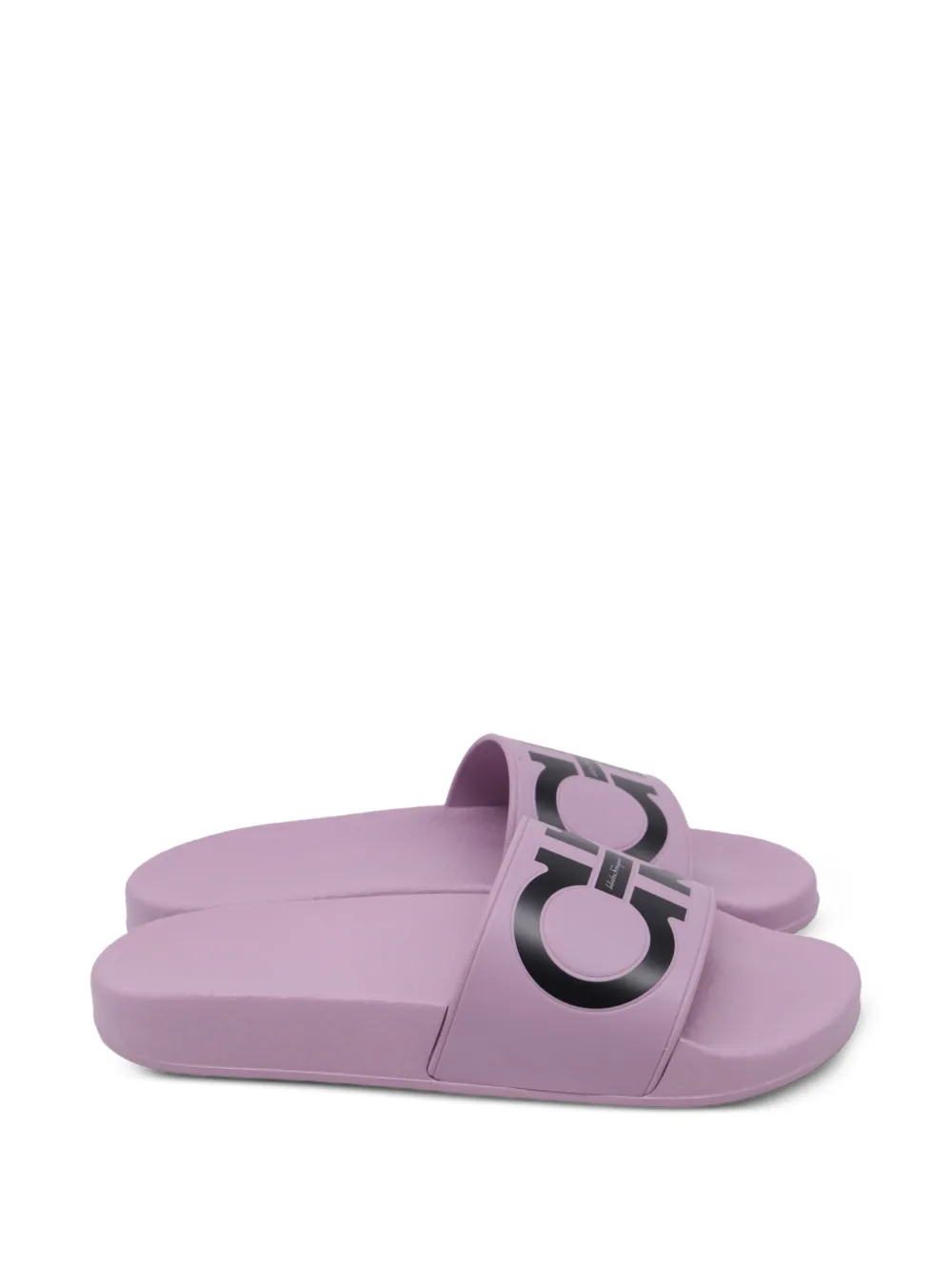 Ferragamo Pre-Owned Groovy Gancini slide sandals - Violett