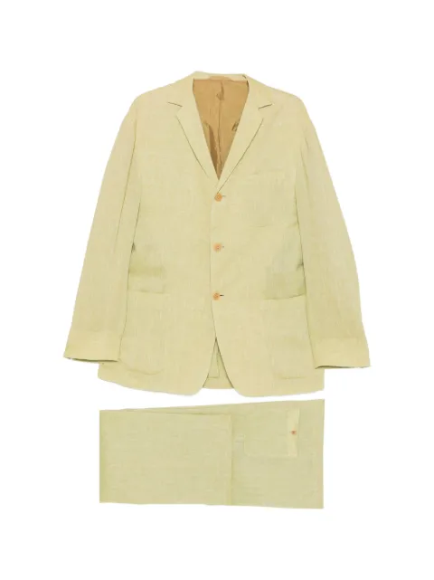 Romeo Gigli Pre-Owned 1990s notched-lapel drawstring suit