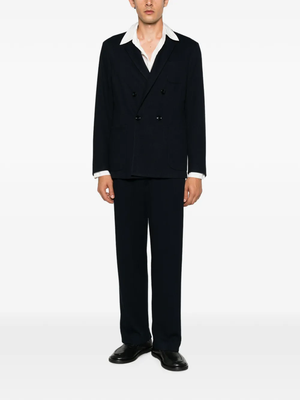 Giorgio Armani Blazer met krijtstreep Blauw