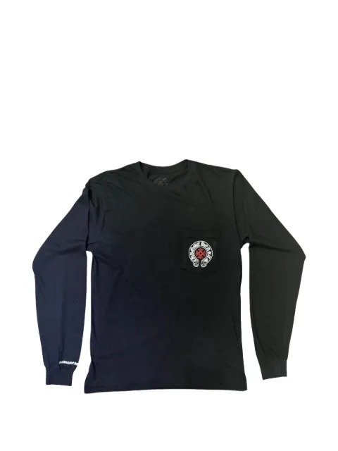 Chrome Hearts Staff logo-print long-sleeve T-shirt