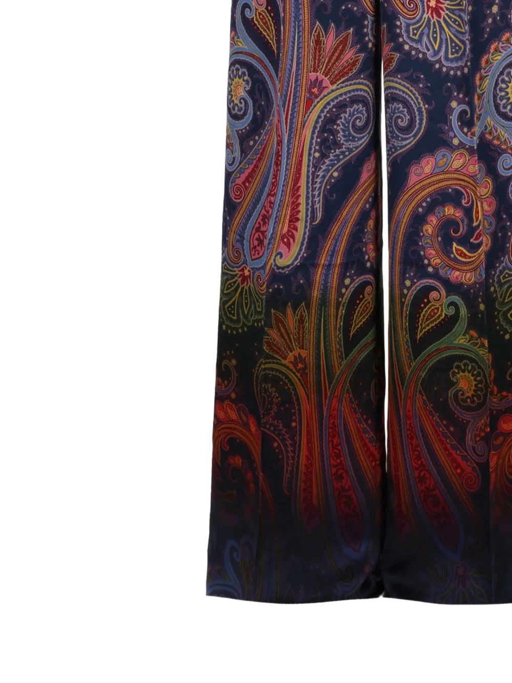 ETRO Broek met paisley-print Blauw