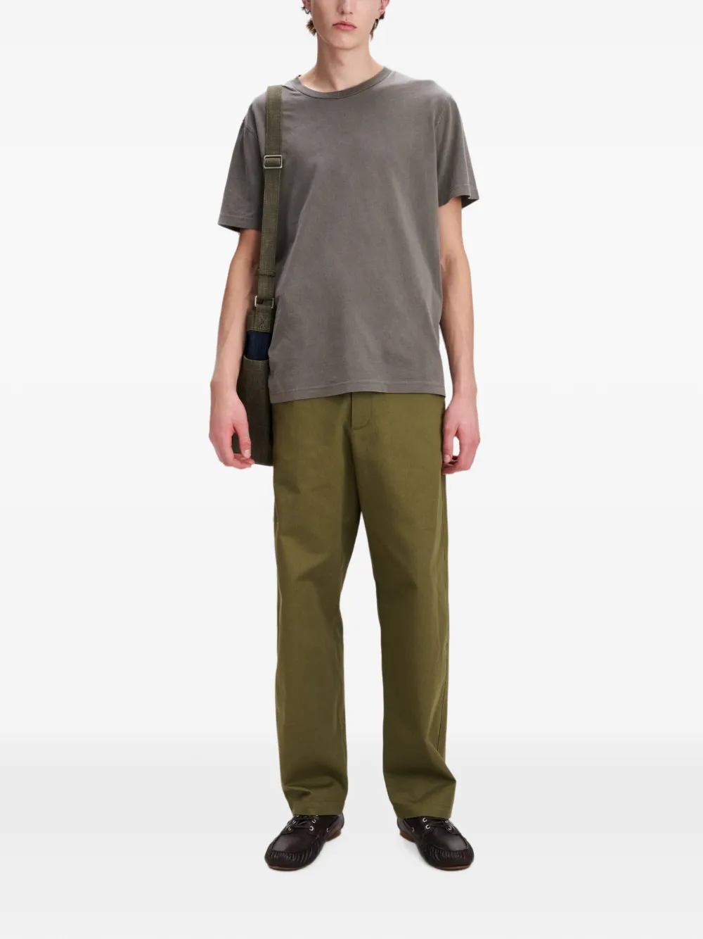 A.P.C. Katoenen straight broek Groen