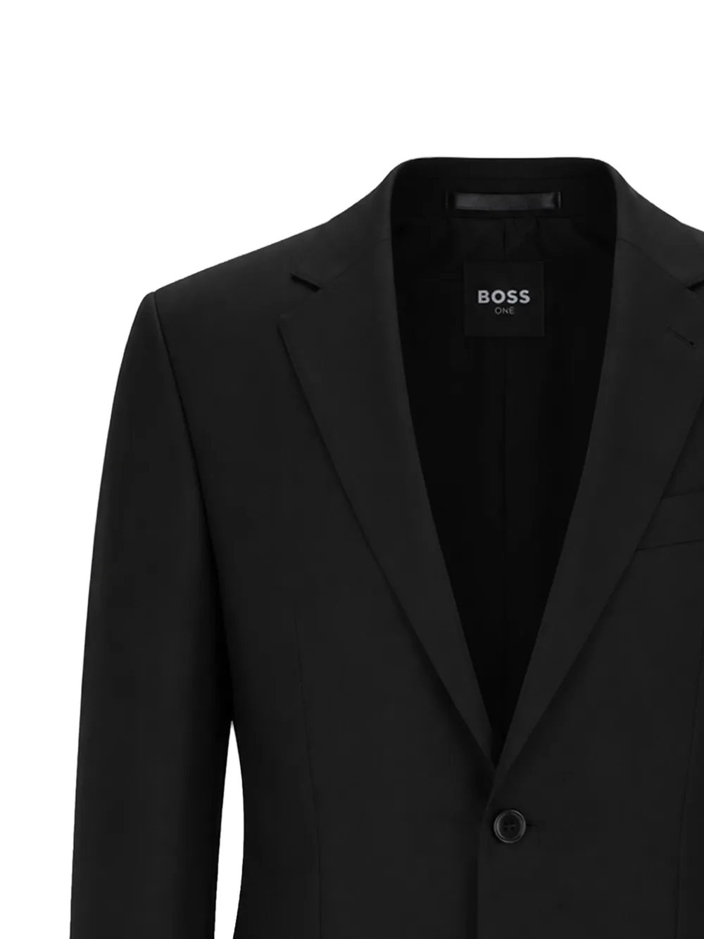 BOSS One slim-fit blazer Zwart