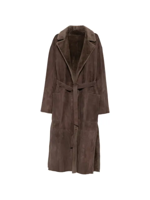 Manzoni 24 belted pocket coat