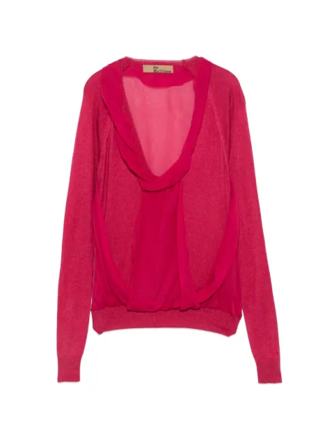 John Galliano Pre-Owned 2000s draped-neck sweater