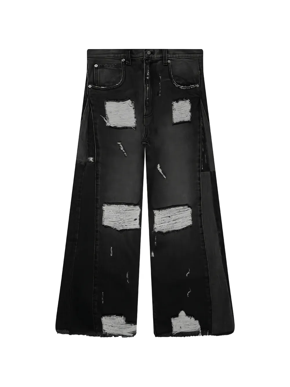 astrum Legacy distressed-effect jeans - Nero