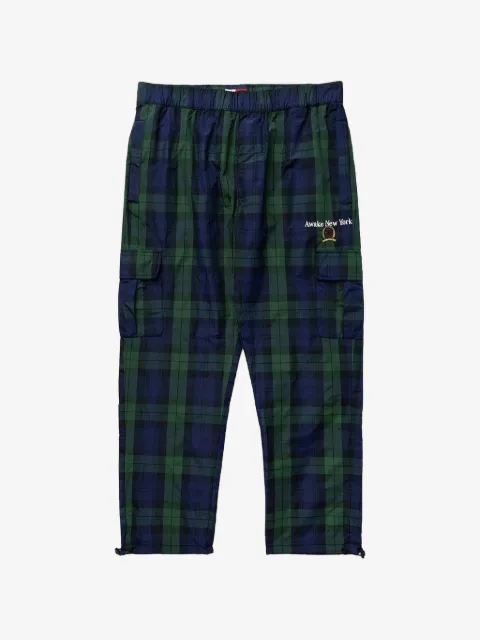 Awake NY check-pattern cargo track pants