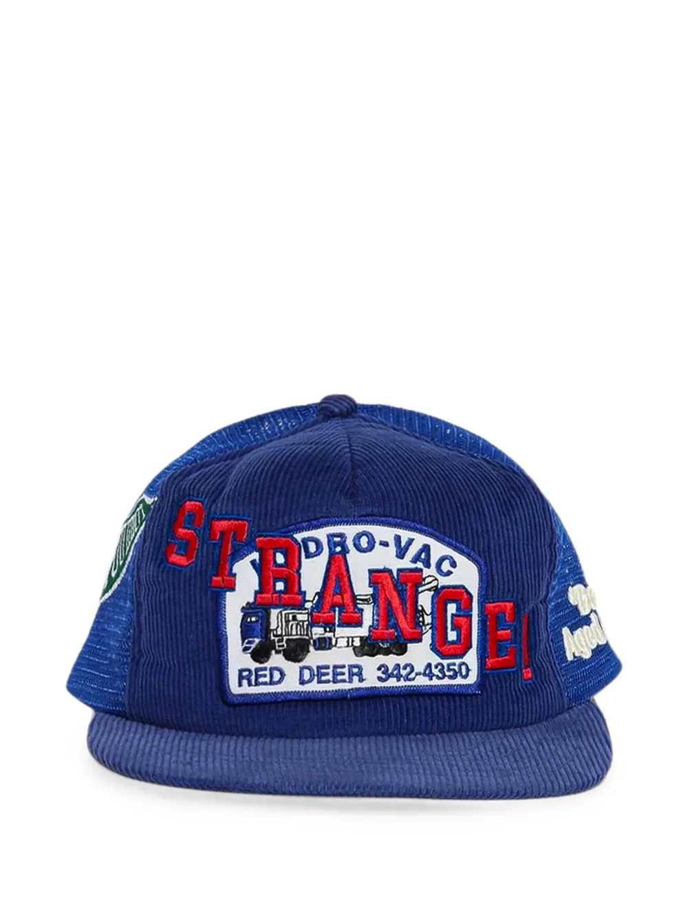 Better with Age Stranger Baseballkappe aus Cord - Blau