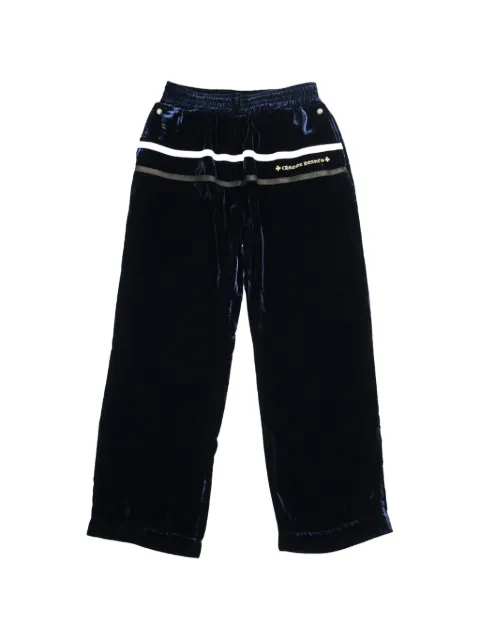 Chrome Hearts So It Goes velour pants navy