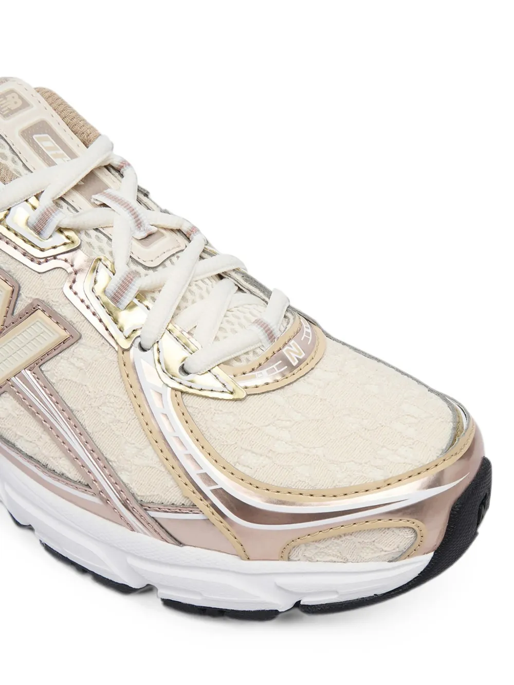 New Balance 740 lace-panelled sneakers Beige