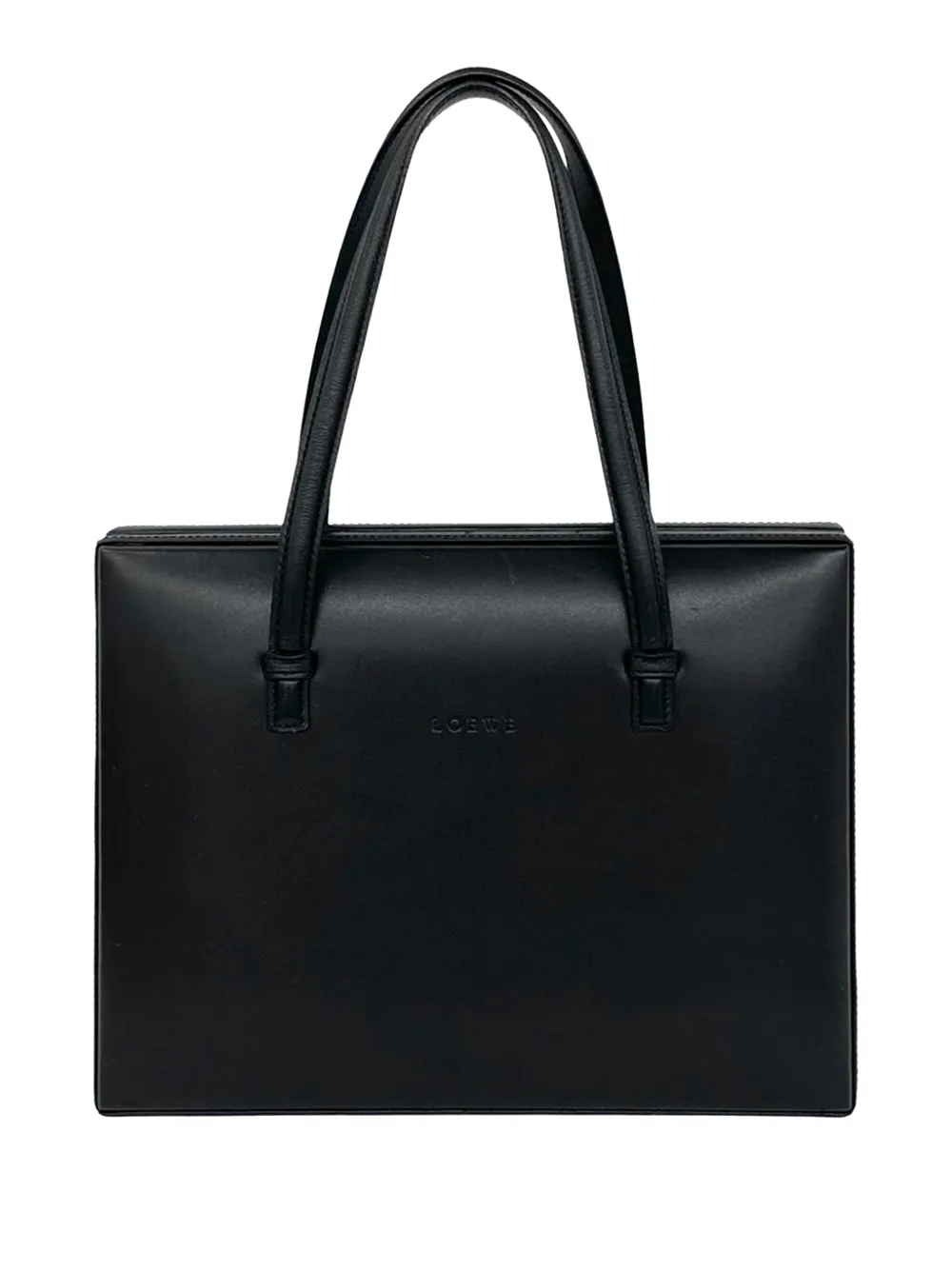 Loewe Pre-Owned 2000-2026 Tote Bag mit Logo - Schwarz