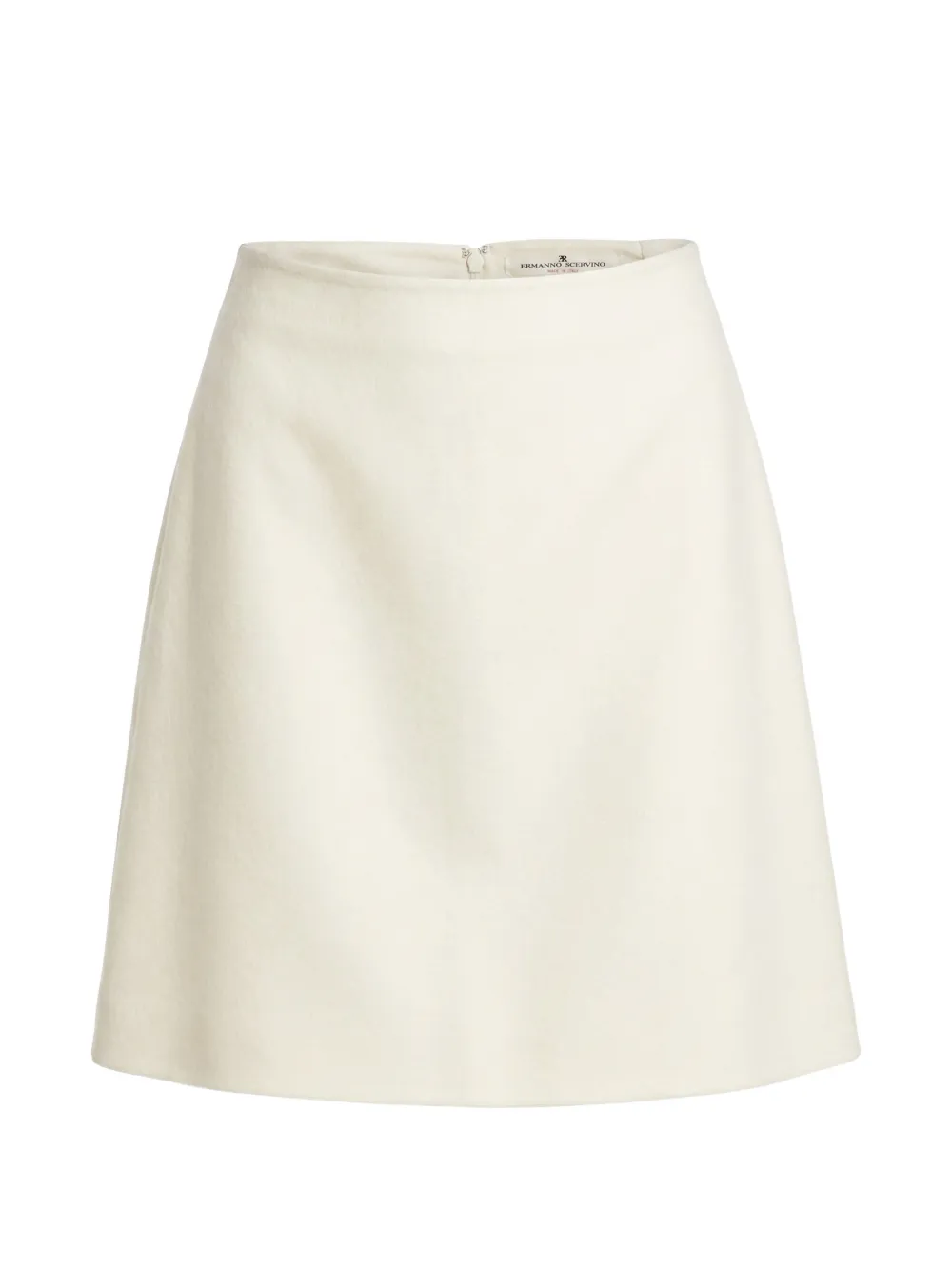 Ermanno Scervino A-line wool mini skirt - Bianco