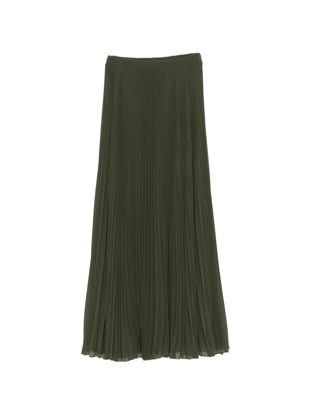 Patrizia Pepe pleated maxi skirt - Grün