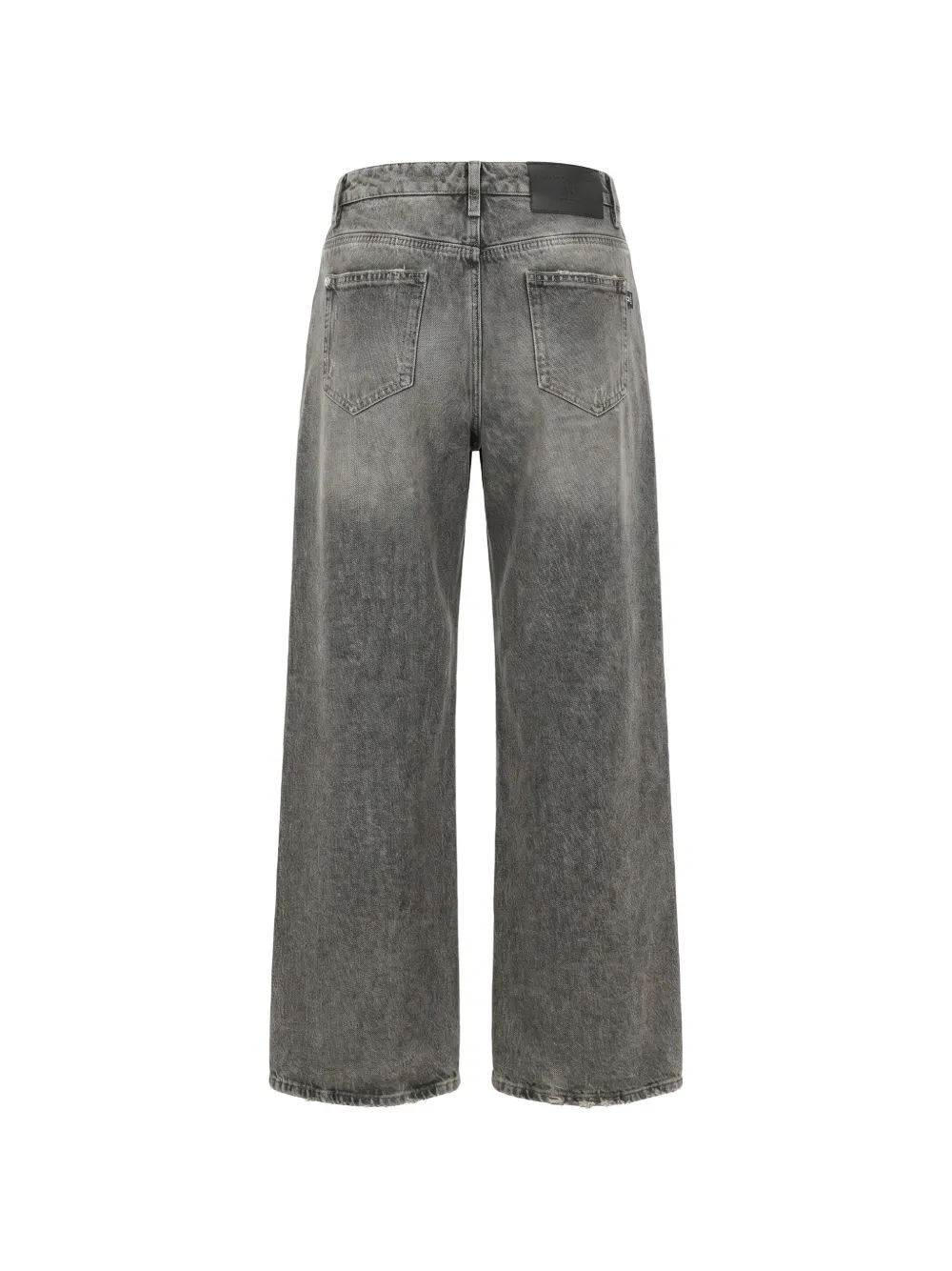 Ermanno Scervino Straight jeans met vervaagd effect Zwart