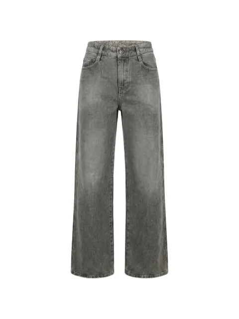 Ermanno Scervino jeans rectos con efecto desgastado