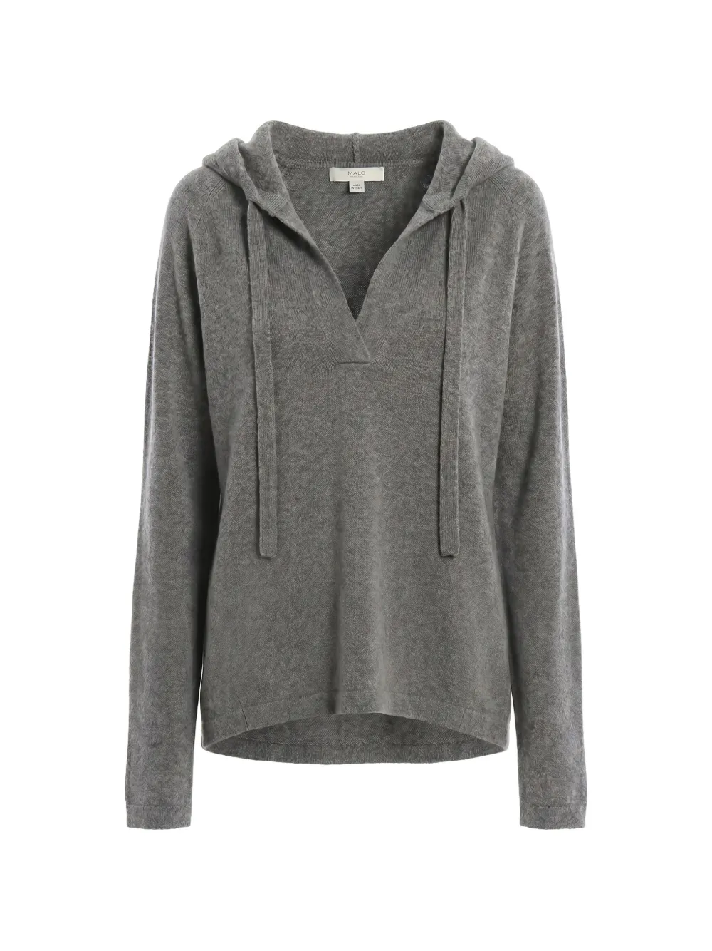 Malo V-neck hoodie - Grey