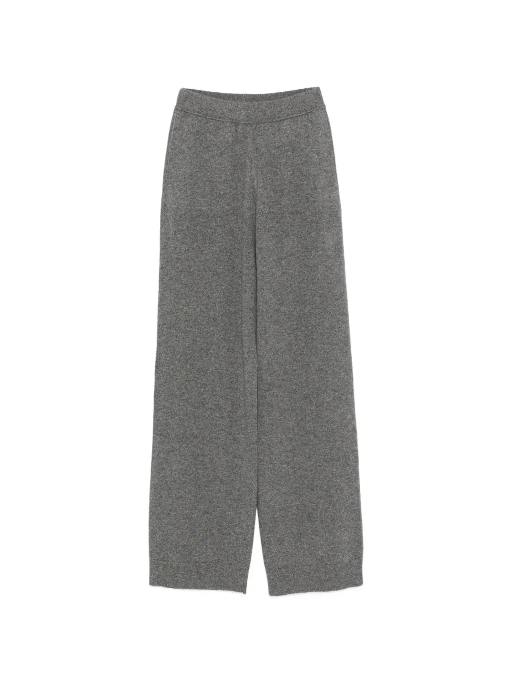 Malo cashmere wide-leg trousers - Grigio